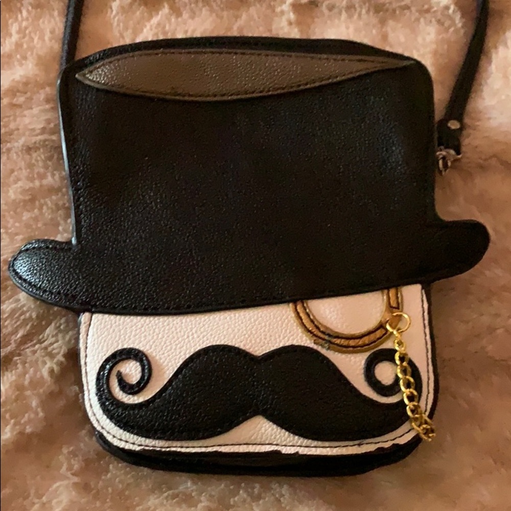Mustache Shoulder Bag